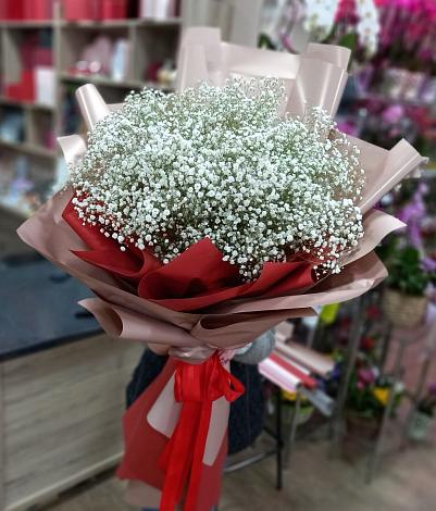 Букет цветов из: Гипсофила в Люблинском